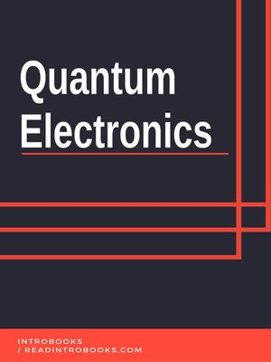 cover image of Quantum Electronics